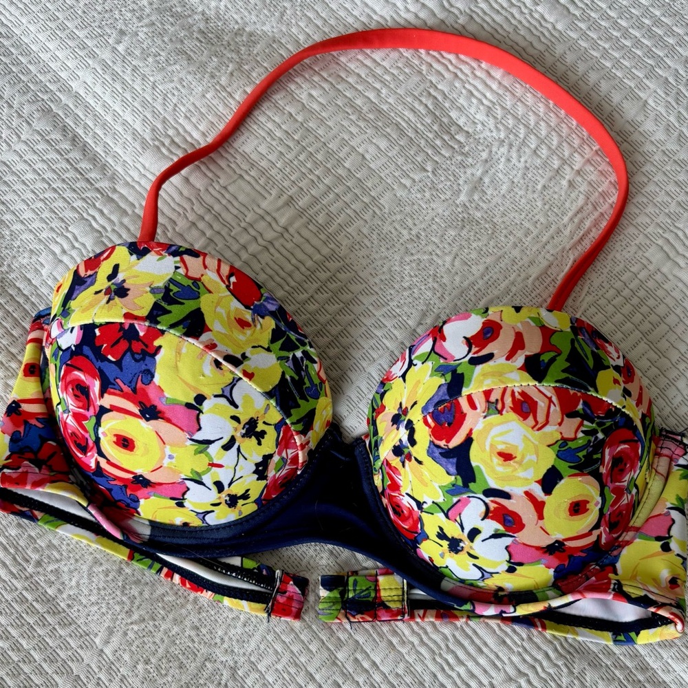 Floral Underwire Bra - Multicolor